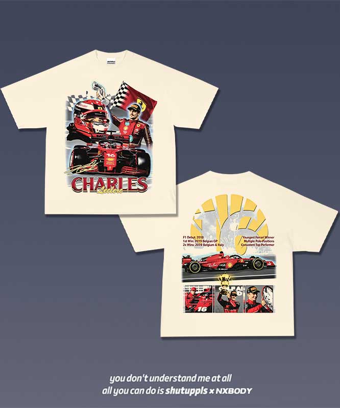 CHARLES LECLERC GRAPHIC TEE 1.3