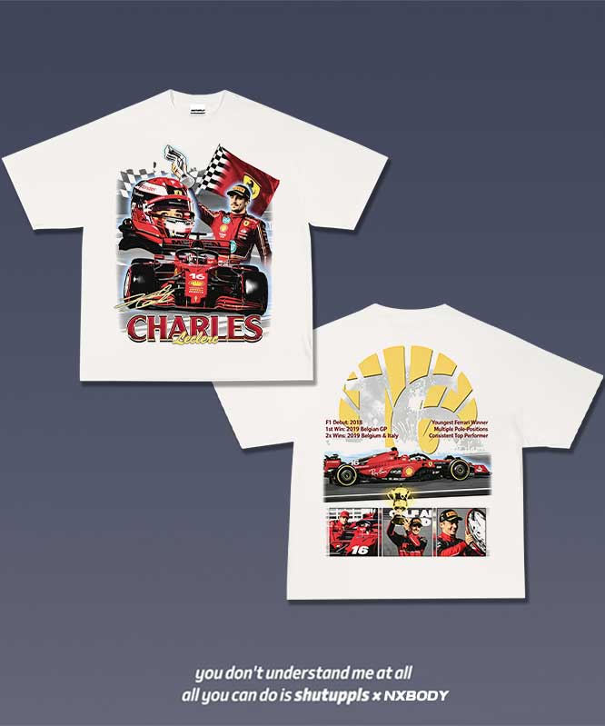 CHARLES LECLERC GRAPHIC TEE 1.3