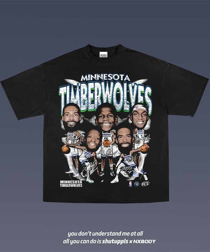 SHUTUPPLS TIMBERWOLVES TEE 1.0