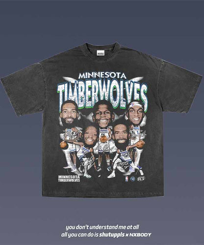 SHUTUPPLS TIMBERWOLVES TEE 1.0