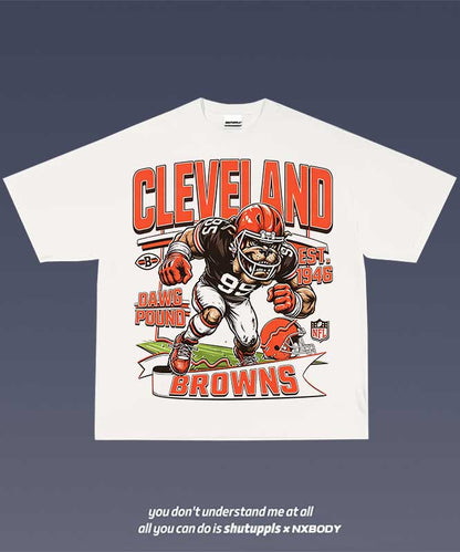 CLEVELAND BROWNS GRAPHIC TEE 1.2