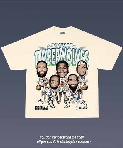 SHUTUPPLS TIMBERWOLVES TEE 1.0