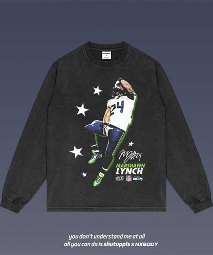 MARSHAWN LYNCH LONG SLEEVES 1.0