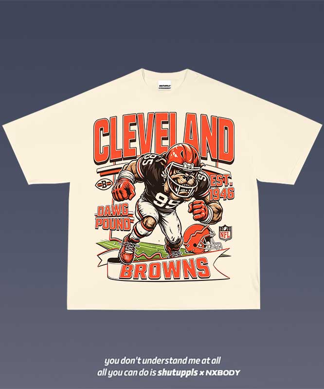 CLEVELAND BROWNS GRAPHIC TEE 1.2