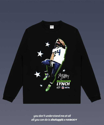 MARSHAWN LYNCH LONG SLEEVES 1.0