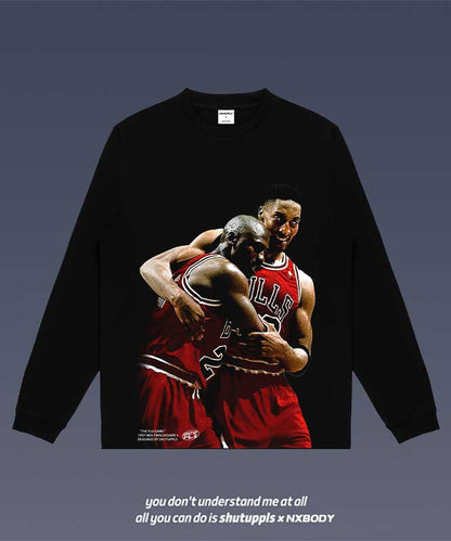 THE FLU GAME JORDAN/PIPPEN LONG SLEEVES 1.0