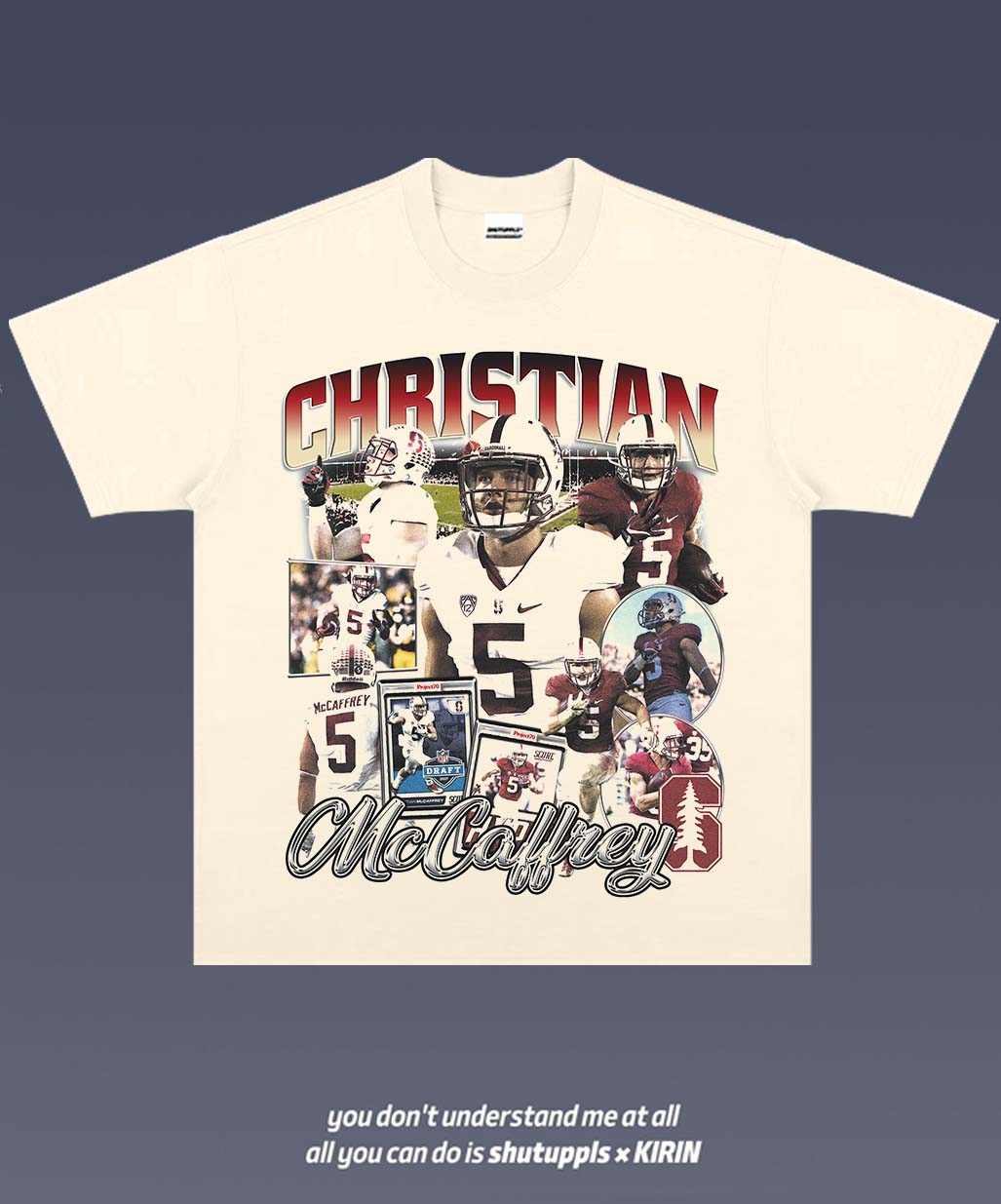 SHUTUPPLS CHRISTIAN MCCAFFREY STANFORD 1.0