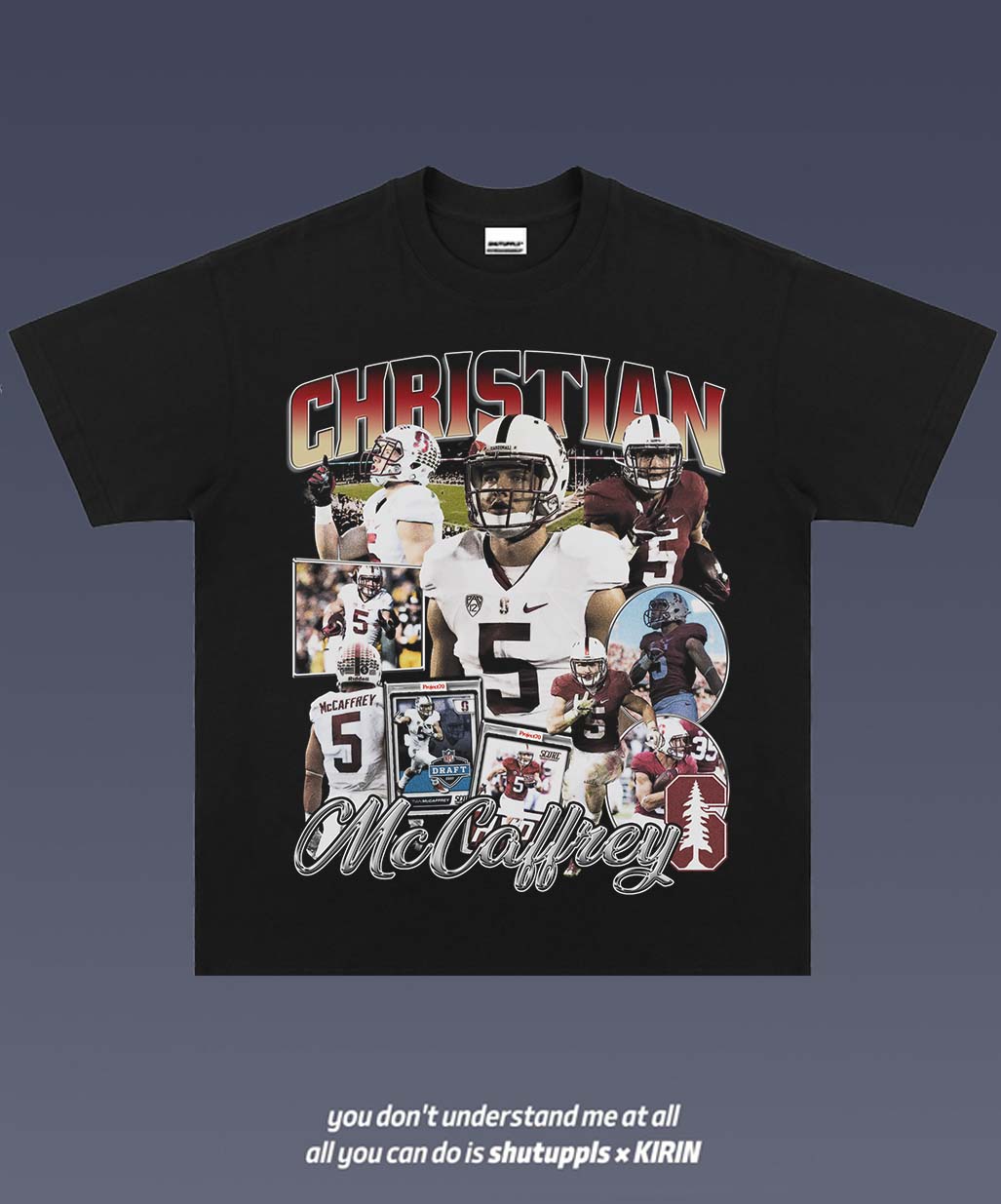 SHUTUPPLS CHRISTIAN MCCAFFREY STANFORD 1.0