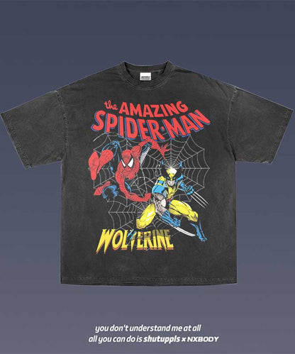 SPIDER MAN X WOLVERINE GRAPHIC TEE 1.0