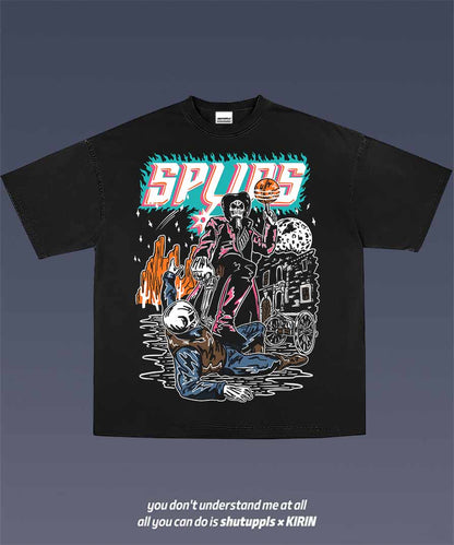 SHUTUPPLS SPURS TEE 1.5