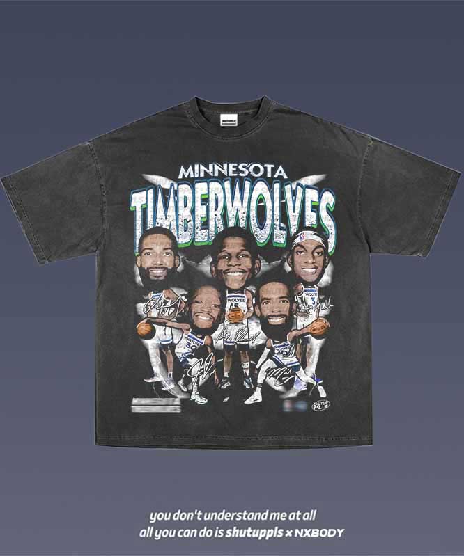 SHUTUPPLS TIMBERWOLVES TEE 1.0