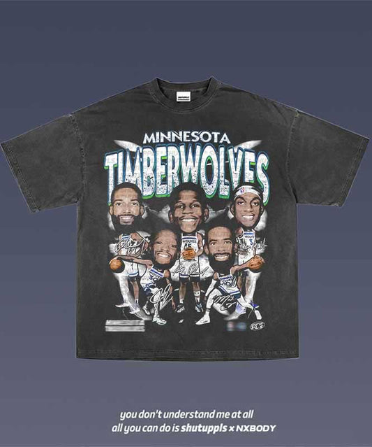 SHUTUPPLS TIMBERWOLVES TEE 1.0