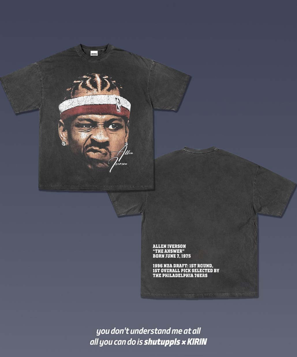 SHUTUPPLS ALLEN IVERSON MVP TEE 5.49