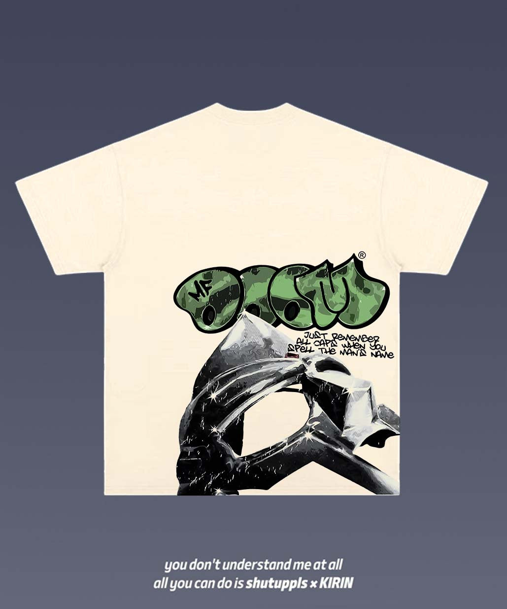 SHUTUPPLS MF DOOM TEE 3.4