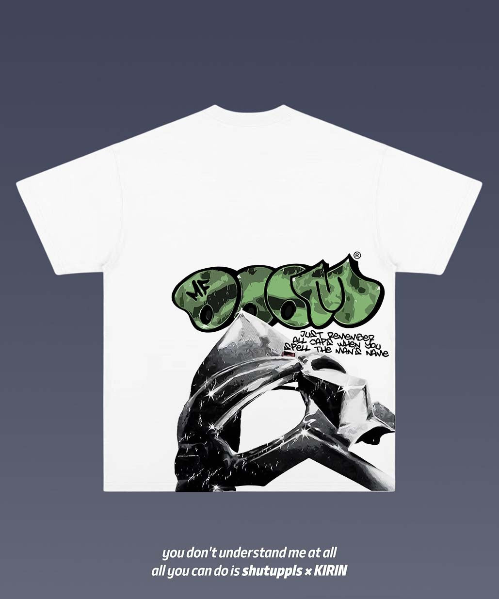 SHUTUPPLS MF DOOM TEE 3.4