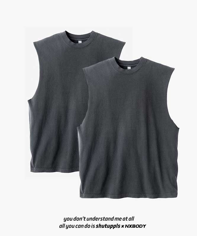 SHUTUPPLS BLANK TOP TANK*2