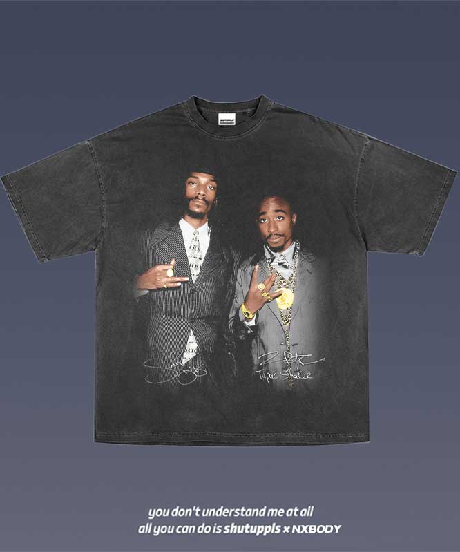 SHUTUPPLS SNOOP DOGG x TUPAC TEE 1.0