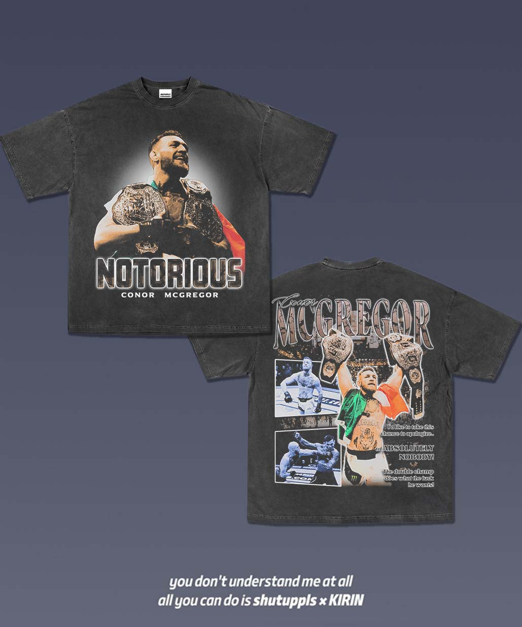 SHUTUPPLS CONOR MCGREGOR TEE 1.3