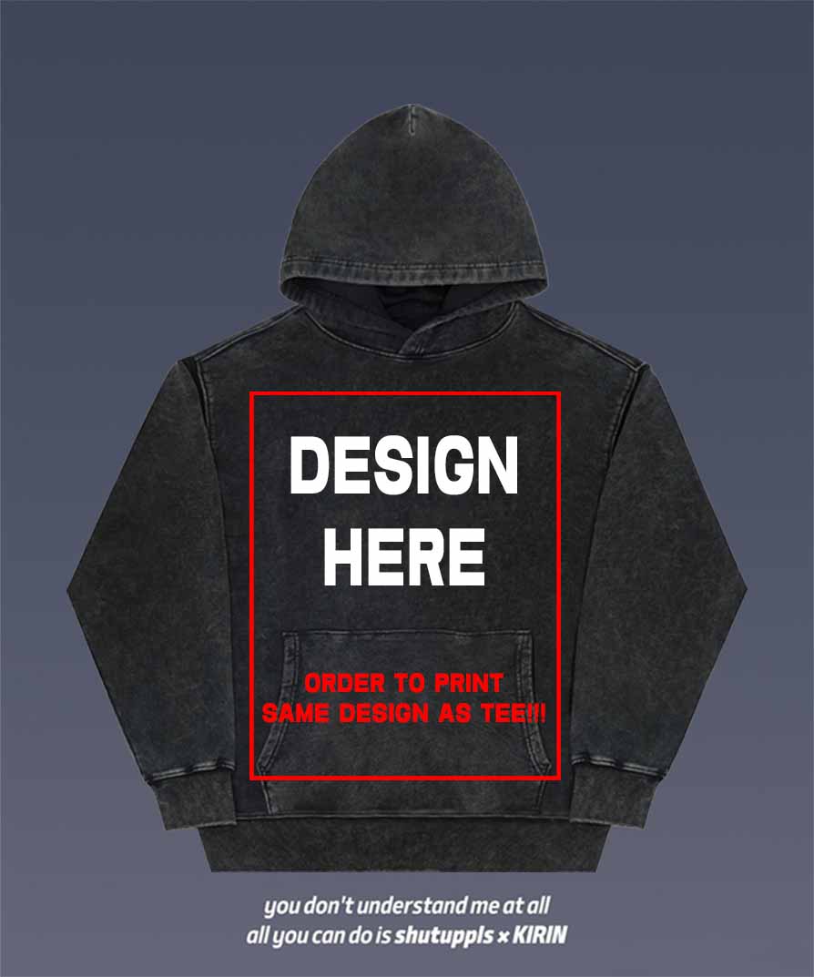 ORDER TO PRINT SAME DESIGN AS TEE ON HOODIES