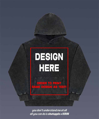 ORDER TO PRINT SAME DESIGN AS TEE ON HOODIES