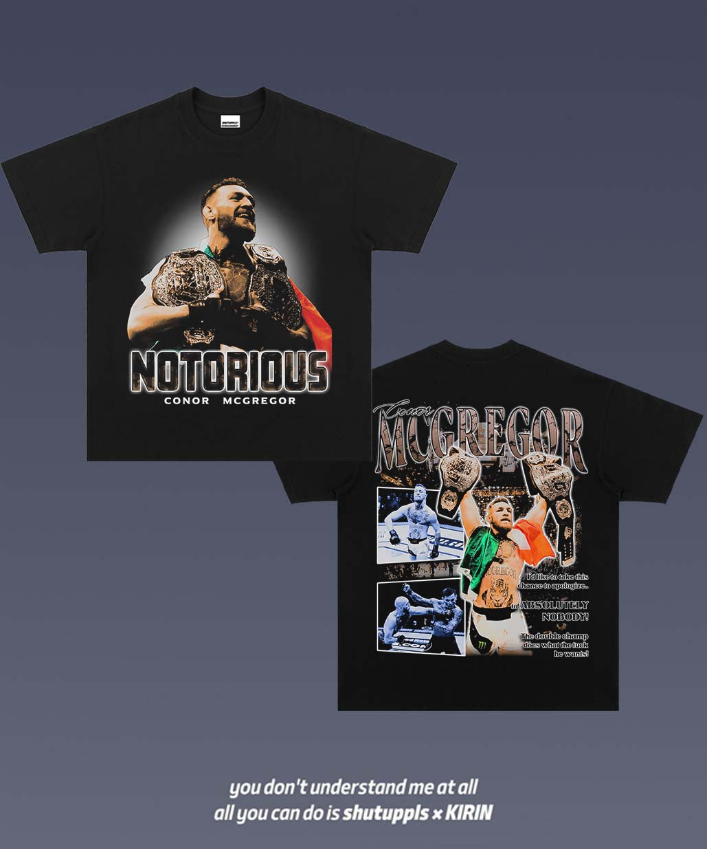 SHUTUPPLS CONOR MCGREGOR TEE 1.3