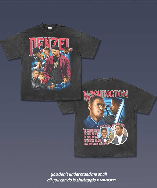 DENZEL WASHINGTON GRAPHIC TEE 1.1