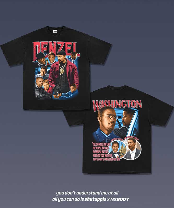 DENZEL WASHINGTON GRAPHIC TEE 1.1