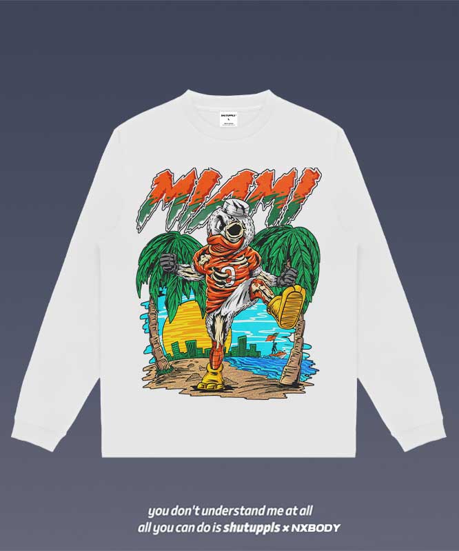 MIAMI HURRICANES LONG SLEEVES 1.0