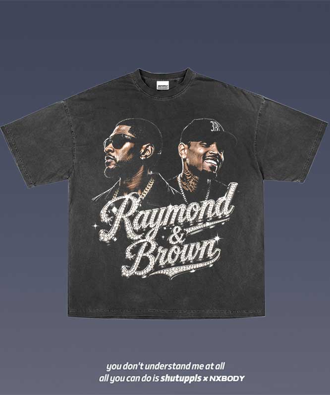 CHRIS BROWN / USHER GRAPHIC TEE 1.2