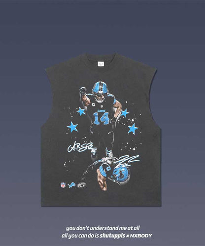 AMON-RA ST. BROWN x JAHMYR GIBBS TANK 1.0