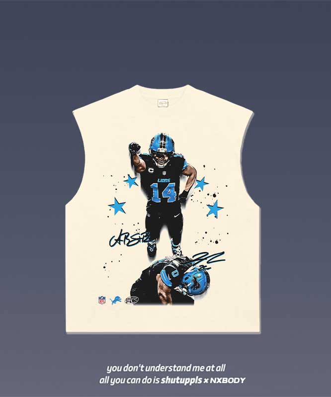 AMON-RA ST. BROWN x JAHMYR GIBBS TANK 1.0