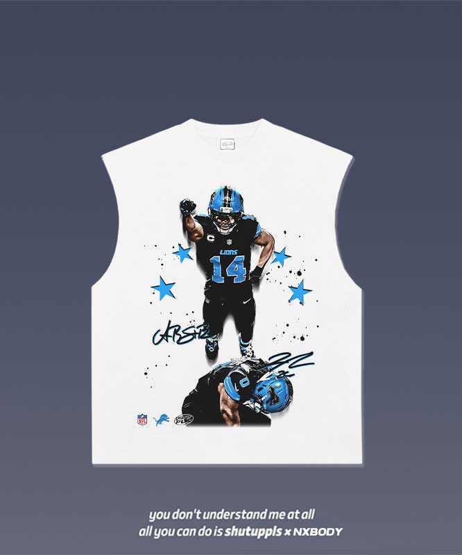 AMON-RA ST. BROWN x JAHMYR GIBBS TANK 1.0