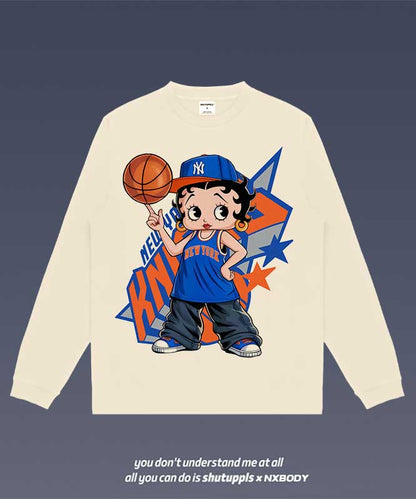 BETTY BOOP x KNICKS LONG SLEEVES 1.0