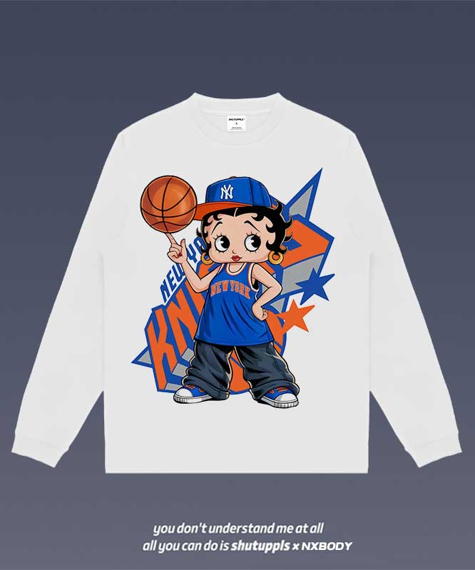 BETTY BOOP x KNICKS LONG SLEEVES 1.0
