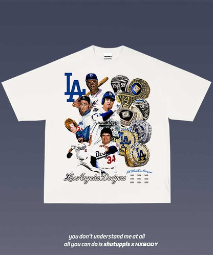 DODGERS GRAPHIC TEE 3.8