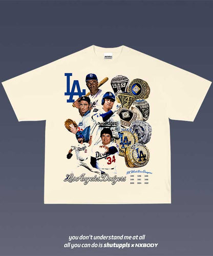 DODGERS GRAPHIC TEE 3.8