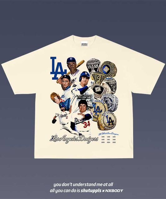 DODGERS GRAPHIC TEE 3.8