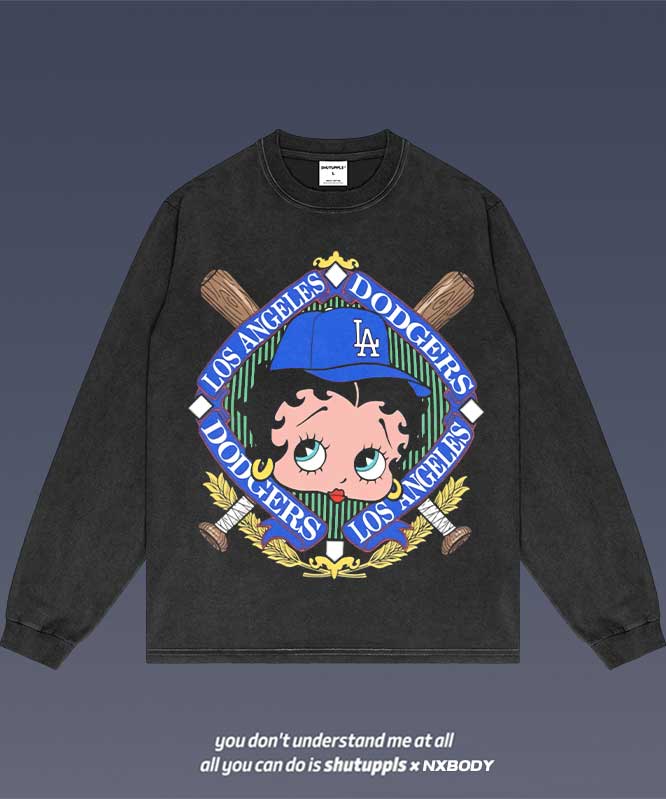 BETTY BOOP x DODGERS LONG SLEEVES 1.0