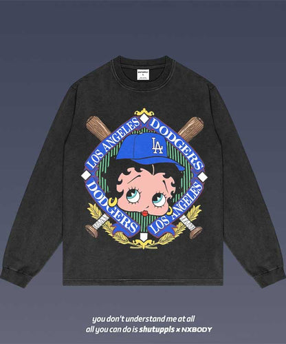 BETTY BOOP x DODGERS LONG SLEEVES 1.0