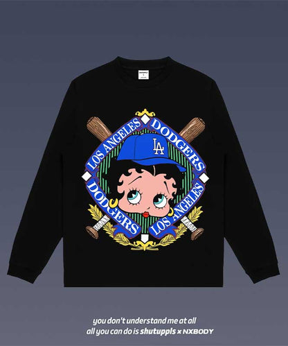 BETTY BOOP x DODGERS LONG SLEEVES 1.0