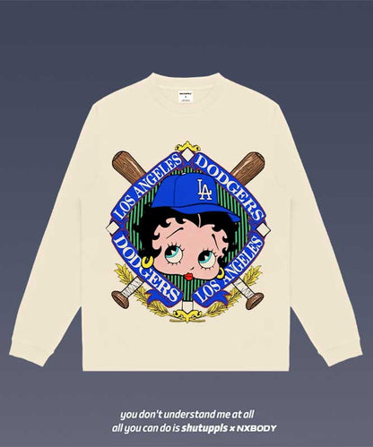 BETTY BOOP x DODGERS LONG SLEEVES 1.0