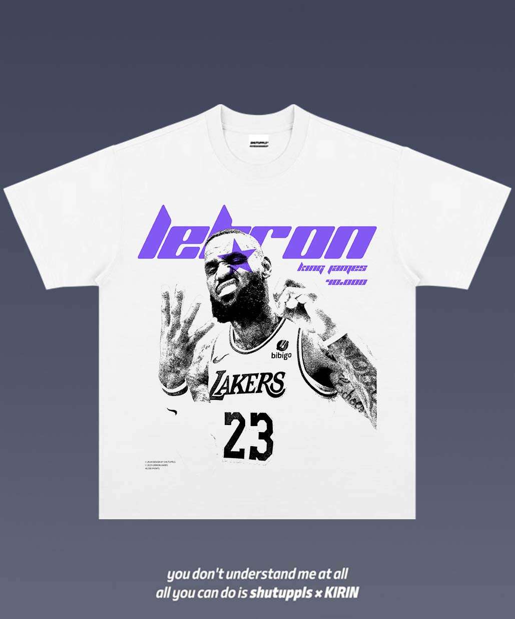 SHUTUPPLS LEBRON JAMES TEE 10.25