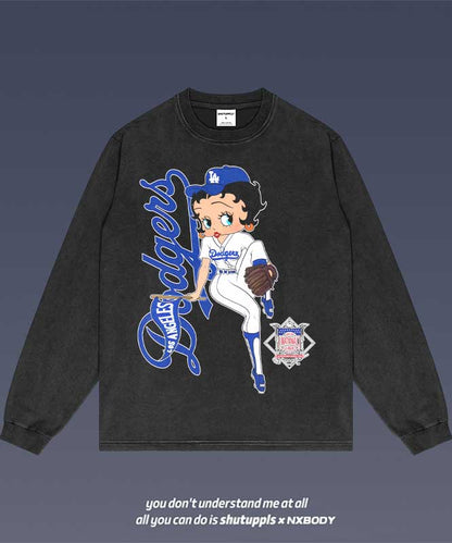 BETTY BOOP x DODGERS LONG SLEEVES 1.1