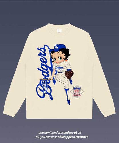 BETTY BOOP x DODGERS LONG SLEEVES 1.1