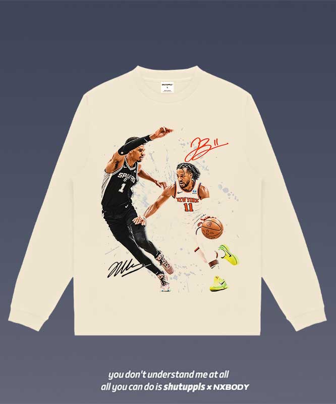 WEMBY VS JALEN BRUNSON LONG SLEEVES 1.0