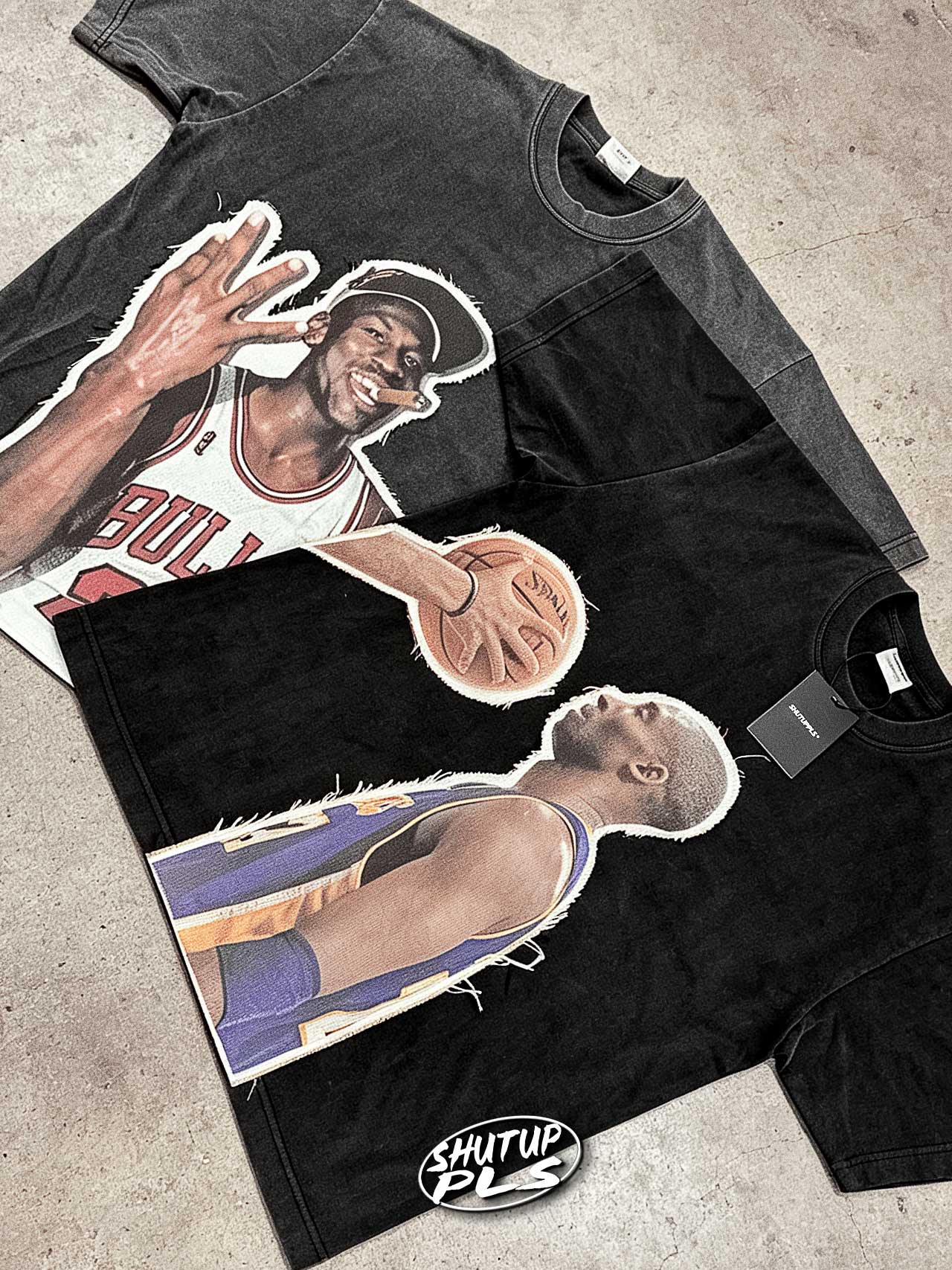 SHUTUPPLS JORDAN FRAYED PATCH TEE
