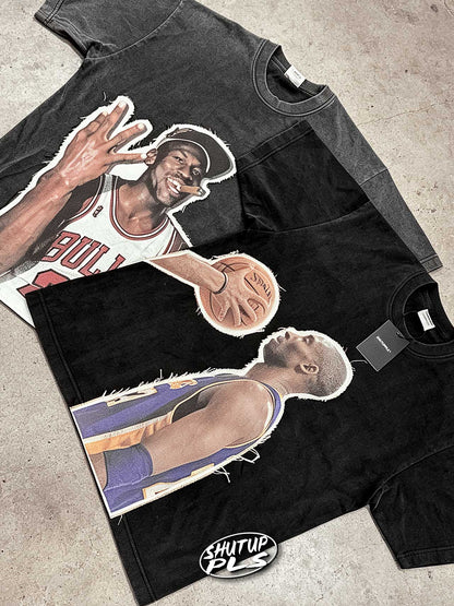 SHUTUPPLS JORDAN FRAYED PATCH TEE