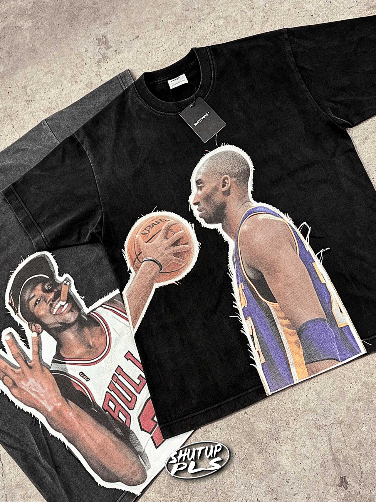 SHUTUPPLS KOBE FRAYED PATCH TEE