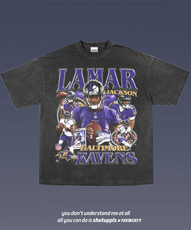 LAMAR JACKSON GRAPHIC TEE 2.0