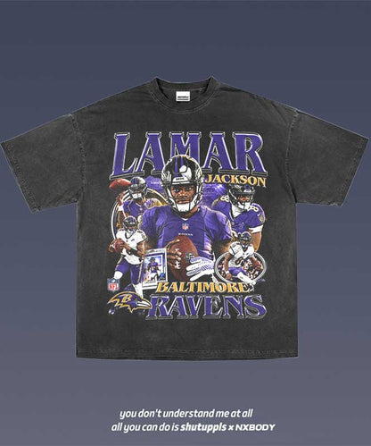 LAMAR JACKSON GRAPHIC TEE 2.0